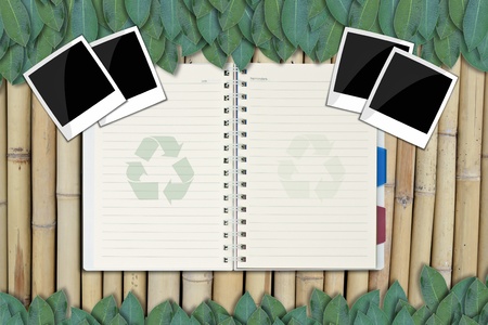 old background of bamboo wall for general usage.の写真素材