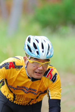 KO SAMUI, THAILAND - SEPTEMBER 11: Samui MTB XC 2011 at ko samui city on September 11,2011 in Ko Samui island, Thailand. The first of mountain bike race in ko samui city suratthaini province thailand.のeditorial素材