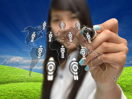 business idea with business people.の写真素材