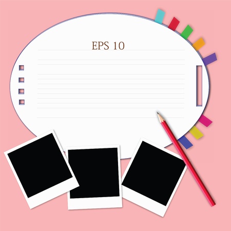 vector of blank paper.のイラスト素材