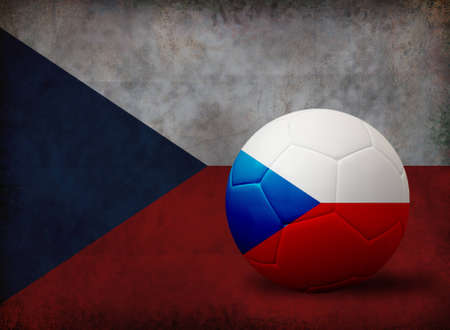 Grunge European flag from old dirty paper background.の写真素材
