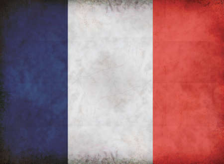 Grunge European flag from old dirty paper background.の写真素材