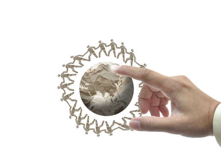 Business concept with  business person , modern style.の写真素材