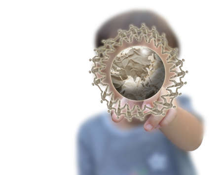 Business concept with  business person , modern style.の写真素材