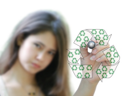 Business concept with  business person , modern style.の写真素材