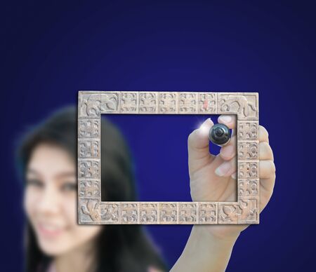 Business concept with business person , modern style.の写真素材