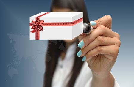 Business concept with business person , modern style.の写真素材