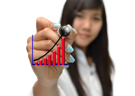 Business concept with business person , modern style.の写真素材