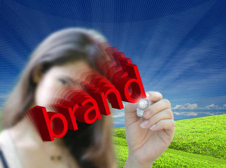 Business concept with business person , modern style.の写真素材