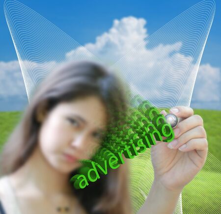 Business concept with business person , modern style.の写真素材