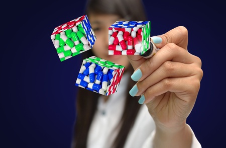 Business concept with business person , modern style.の写真素材