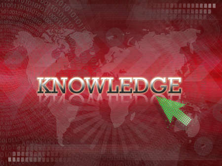 Artwork of business wording on abstract modern background.