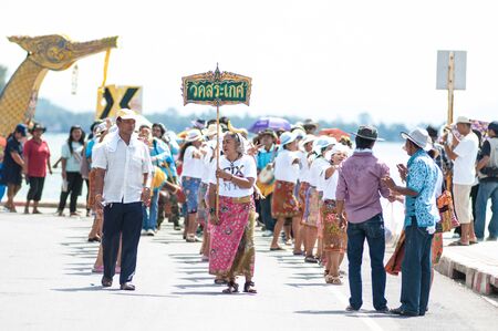 KO SAMUI - NOVEMBER 8: &quot,NGAN DUAN SIB&quot, Traditional of buddhist festival,Unidentified people participate at the festival on November 8, 2012 in ko samui surat thani, Thailand.のeditorial素材