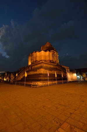 Beautiful thai north temple , Chiang Mai, Thailandの写真素材
