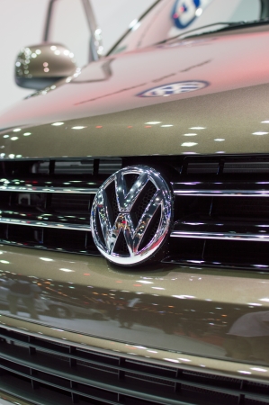 BANGKOK, THAILAND- MARCH 31: A volkswagen 2013 on display at The 34th Bangkok International Motorshow 2013 at Impact on March 31, 2013 in Bangkok,Thailandのeditorial素材