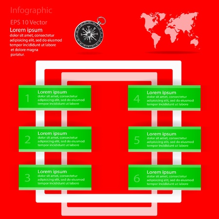 Infographics element.のイラスト素材