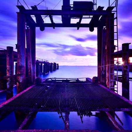Seascape,nathon  ko samui thailand, long exposure technique.