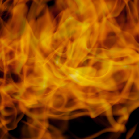 fire against black background