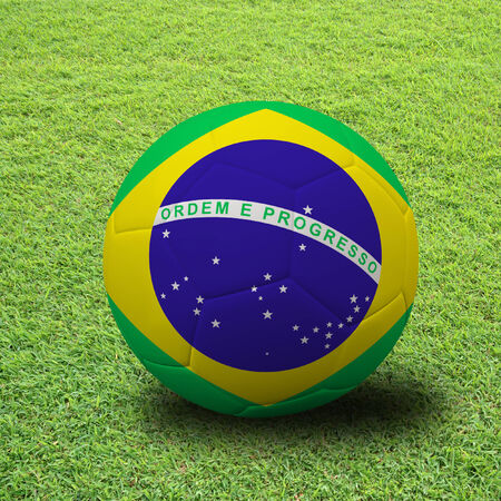 Soccer artwork for Championship 2014. Brazil.の写真素材