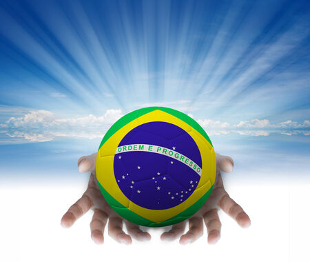 Soccer artwork for Championship 2014. Brazil.の写真素材
