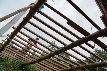 KO SAMUI, THAILAND - SEPTEMBER 7: Unidentified bikers with their bikes at the Samui MTB XC 2014 at ko samui city on September 11,2014 in Ko Samui island, Thailand. The forth of mountain bike race in ko samui city suratthaini province thailand.のeditorial素材