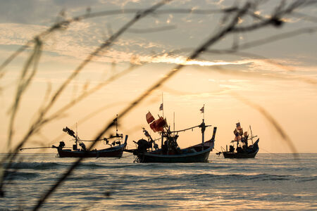 Seascape at sunset