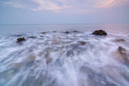 Slow speed Seascape.の写真素材