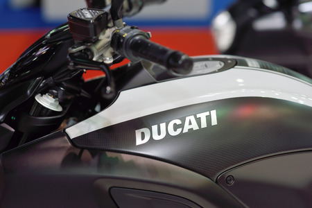 Nonthaburi,Thailand - March 24th, 2015: Ducati super bike ,showed in Thailand the 36th Bangkok...