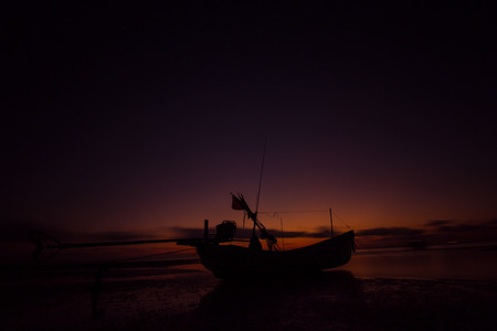 Sunset seascape viewの写真素材