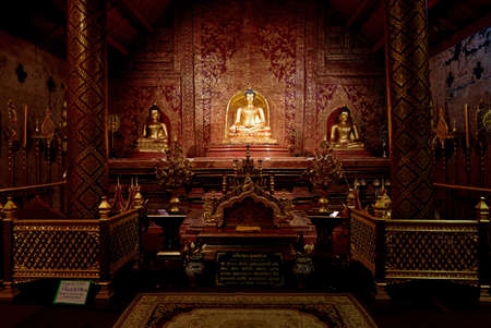 Wat Prasing, Thai temple in chiangmai, Thailand