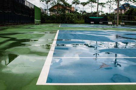 Tennis courtの写真素材
