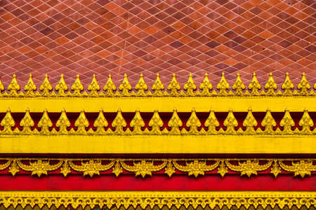 roof in templeの写真素材