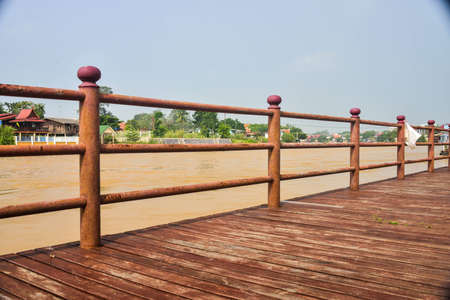 Bridge cross the riverの写真素材