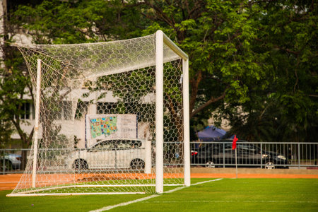 Entrance to footballの写真素材