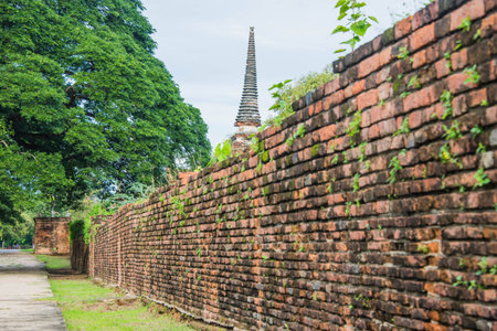 wall templeの写真素材