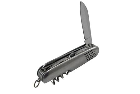 Pocket Knife isolated on white background の写真素材