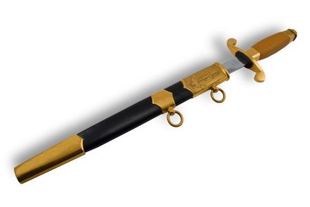 The dirk of the officer Soviet military - marine sea fleetの写真素材