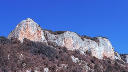 Summer day in Crimean mountains near the Sevastopolの写真素材
