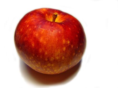 Red apple, isolated imageの写真素材