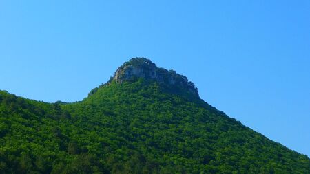 Summer day in Crimean mountainsの写真素材