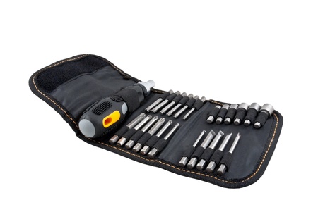 Kit of tools for repair of techniqueの写真素材