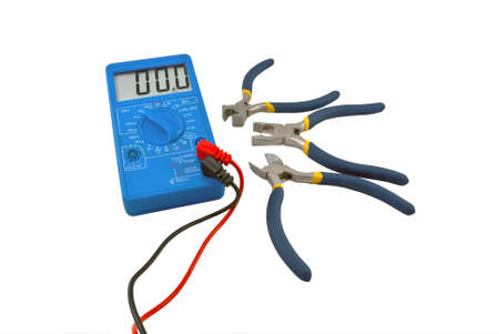 Tools for home electrical repairの写真素材