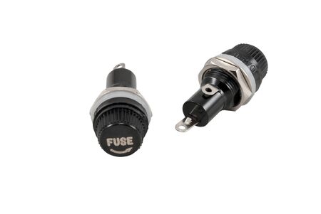 electrical circuit fuse,isolated on whiteの写真素材