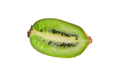 kiwi isolated on a white backgroundの写真素材