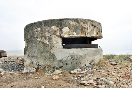 Coastal strengthening of the period of defense of Sevastopol in 1942の写真素材