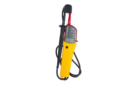 Voltage tester on a white background