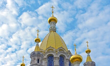 One of churches in city Sevastopolの写真素材