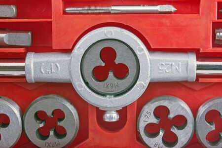 Kit of tools for repair of techniqueの写真素材