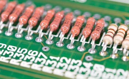 Green circuit board without components