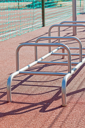 Street sports ground on a sunny dayの写真素材
